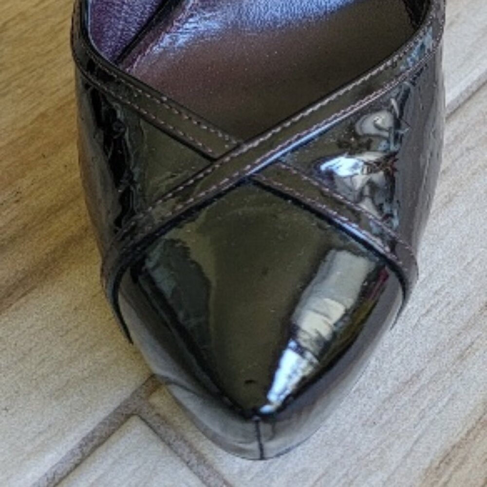 Louis Vuitton Bordeaux Tamara Amarante Monogram Patent Leather Platform Eur.38 - Picture 4 of 16